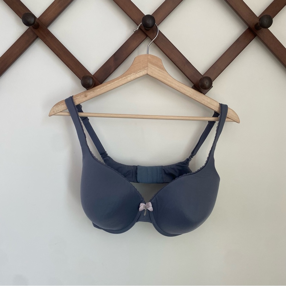 Victoria's Secret Slate Blue Purple Bra Womenβs size 34DDD